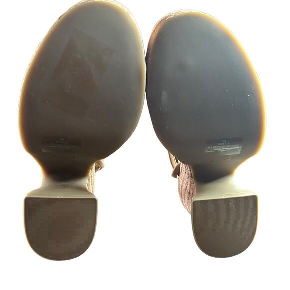 Marc Fisher Fetch Wedge Heel Sandals Retro Espadrilles Strappy Ankle Strap NEW 8 - Picture 9 of 10